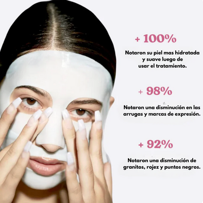 Mascarilla Facial de Oro con Colágeno e Hialurónico